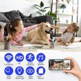 thumbnail image 3 of indoor Wireless Security Camera with Alarm Clock Motion Detection Night Vision Camera 4K WIFI HD Security Smart Camera, 3 of 9