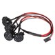 thumbnail image 3 of Portaequipajes de Techo 2 Luz LED Bnca con Cubierta para Oruga RC Part Fit D90 Baoblaze Luz LED para portaequipajes, 3 of 8