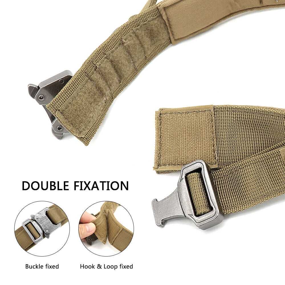 Didog 1.5"Width Adjustable Tactical Dog Collars Large Dogs Military Training with Handle German Shepherd Heavy Duty Metal Buckle
