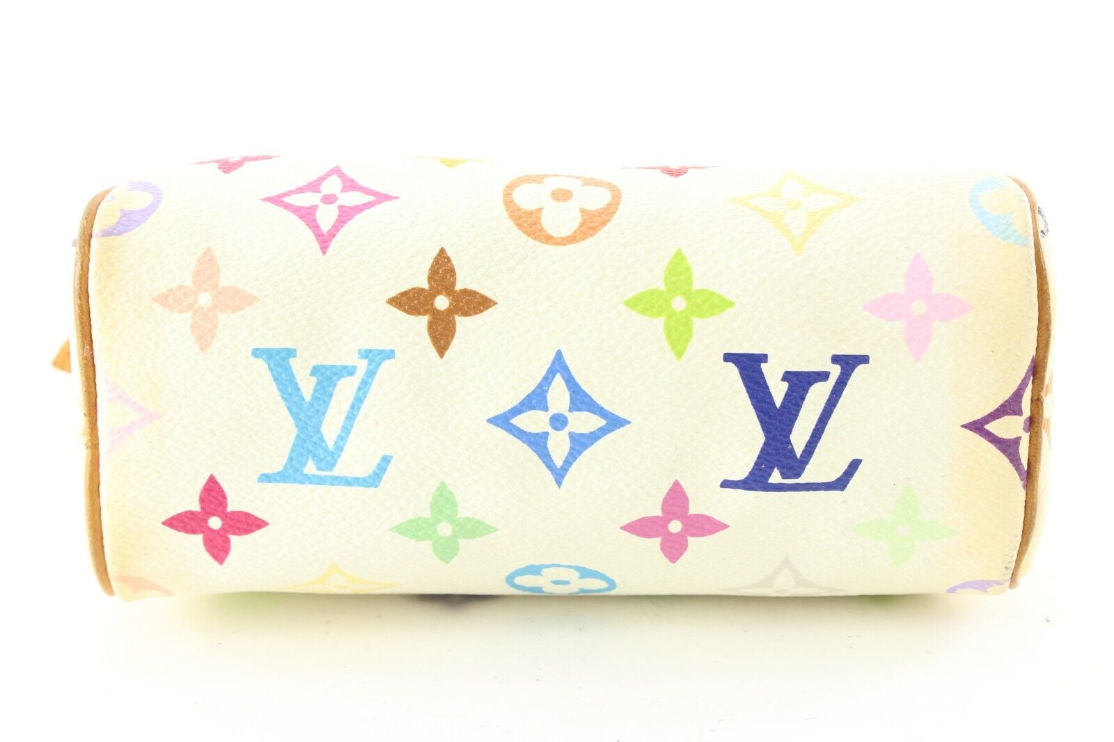 Louis Vuitton Murakami White Multicolor Monogram Mini Speedy HL Nano 1lv73kw, Women's, Size: One Size