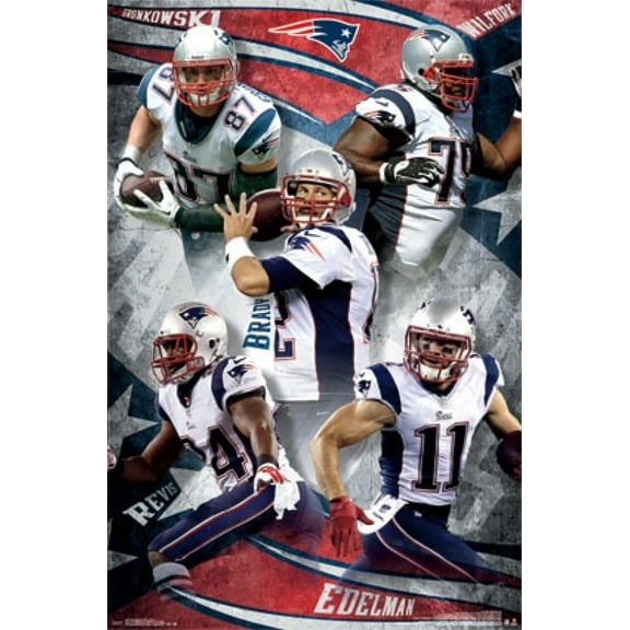 New England Patriots - Team14 Laminated Poster Print (24 x 36)