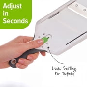 PrepSolutions Stainless Steel Blade Easy Adjustable Mandolin Slicer
