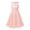 Pearl Pink, variant on Kids Flower Girls Dresses Wedding Lace Chiffon Sleeveless Bridesmaid Dress Princess Prom Ball Ivory 10