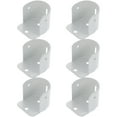 thumbnail image 2 of 24 Pcs Flange Seat Shower Curtain Rod Holder No Drill Brackets Closet Heavy Duty Pole Socket, 2 of 6