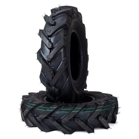 (2) Tiller Tires 4.8x4x8 4.8x4-8 4.80-4.00-8 Ag Tread 4 Ply