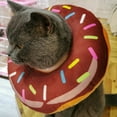 thumbnail image 5 of Donut Recovery Collar for Cats, Protective Cute Soft Cat Cone Collar with Adjustable Drawstring, Inflatable Soft Neck Cone for Puppy Dogs Cat, Smooth Edge Collar After Surgery for Cat, 5 of 7