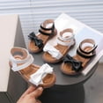 thumbnail image 6 of Yindaity Girls' Sandals Summer Bowknot Sandals Slippers Little Girls' Soft Sole Sandals Sandals Summer Children's Sandals Girls' Princess Shoes (Black,2.5-3 Years ), 6 of 6