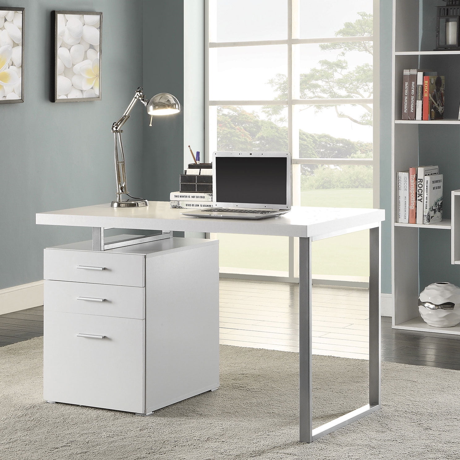 Coaster Hilliard Office Desk In Modern Multiple Finishes Com