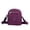 Purple, variant on CAIXIA Crossbody Fanny Packs For WomenLightweight Nylon Canvas Mini Crossbody Messenger Bag, Daily Travel Commute Everyday Shoulder Purse