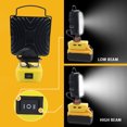 thumbnail image 5 of Luz de trabajo LED para exteriores, iluminación de ingeniería, adecuada para DeWalt Dewei DCB200, batería de litio, carga rápida USB dual, 5 of 5