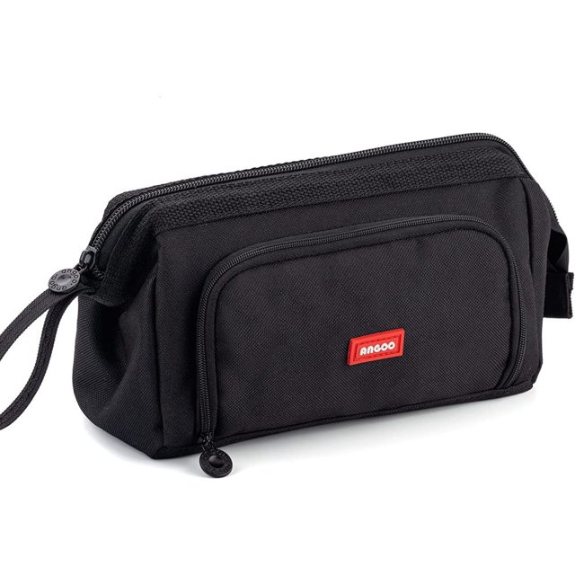 Estuche para lápices de gran capacidad, bolsa de mano para lápices, bolsa para cosméticos, portátil, regalo para oficina, escuela, adolescentes, niñas, niños, hombres, mujeres y adultos