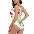 thumbnail image 4 of Honeii Hello Summer Gnome 2 for women's one-piece swimsuit featuring a chic one-shoulder design experience elegance and style in the water-Small, 4 of 6