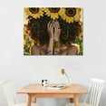 thumbnail image 2 of Shiartex Sunflowers Canvas Wall Art Print Home Decor for Living Room Bedroom Office Wall Decor, Mother's Day Gift 20x16in, 2 of 6