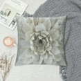 thumbnail image 2 of PHYHOO Flower Decorative Throw Pillow Covers Floral Pillow Shams Soft Velvet Pillowcases Home Sofa Car Bed Room Decor Cream White, 2 of 5