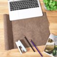 thumbnail image 3 of 53.5 x 11.8 Inch 0.7mm Gray Solid Color PU Leather Roll Frosted Suede Leather Fabric Soft Scratch-Resistant Waterproof Leatherette Sheet for DIY Crafts Uolstery Furniture 1pc, 3 of 9