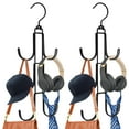 NYIDPSZ 2 Pack Purse Hanger Organizer for Closet, Rotatable Metal