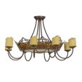 thumbnail image 4 of Meyda Tiffany 152401 Stanley 20 Light 32" Wide Semi-Flush Ceiling Fixture - Cafe-Noir, 4 of 5