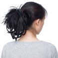 thumbnail image 2 of SEGO Bendable Adjustable Messy Ponytail Hair Extension with Jaw Claw Clip in Hair Extension, 2 of 6