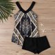 thumbnail image 5 of Trajes de Baño de Bikini de Mujer Grande Impresión Dividida Traje de Baño Falda de Dos Piezas, Bikini de Playa Sexy para el Verano, 5 of 5