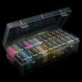 thumbnail image 5 of Bead Storage Containers, 48 Small Clear Plastic Bead Organizer Box with Hinged Lid, Craft Organizers and Storage 2 Sets, 5 of 5