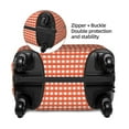 thumbnail image 3 of Goofa Orange Gingham Pattern Luggage Covers For Suitcase,Suitcase Cover Protector Fit 18-32 Inch Luggage-Medium, 3 of 9