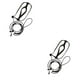 thumbnail image 1 of Greeniant Arnés para pájaros, correa de nailon, cuerda de entrenamiento, accesorios para exteriores, alambre elástico de larga duración, Negro 2piezas, 1 of 6