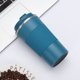 thumbnail image 1 of Taza de café de acero inoxidable, taza térmica de silicona para oficina, para negocios, antiescaldaduras, para coche, taza de agua para coche, 1 of 6