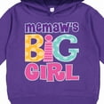 thumbnail image 3 of Inktastic Memaw Big Girl Toddler Hoodie, 3 of 4