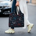 thumbnail image 5 of Xecao's Joystick Gamepad Canvas Tote Bag is a versatile choice for women, serving as a stylish beach bag, shopping bag,and reusable grocery bag., 5 of 5