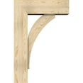 thumbnail image 3 of Ekena Millwork 8"W x 24"D x 36"H Thorton Block Rough Sawn Bracket w/ Offset Brace, Douglas Fir, 3 of 25
