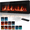 50in, variant on UrbanSync 60 inch Electric Fireplace in-Wall Recessed and Wall Mounted, 1500/750W Fireplace Heater (60-99°) with 12 Adjustable Color, Remote Control, Timer, Log and Crystal
