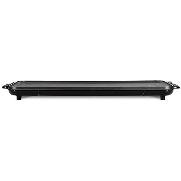 Presto Slimline Griddle, Black, 22“ & 06857 16-inch Electric Foldaway  Skillet, Black