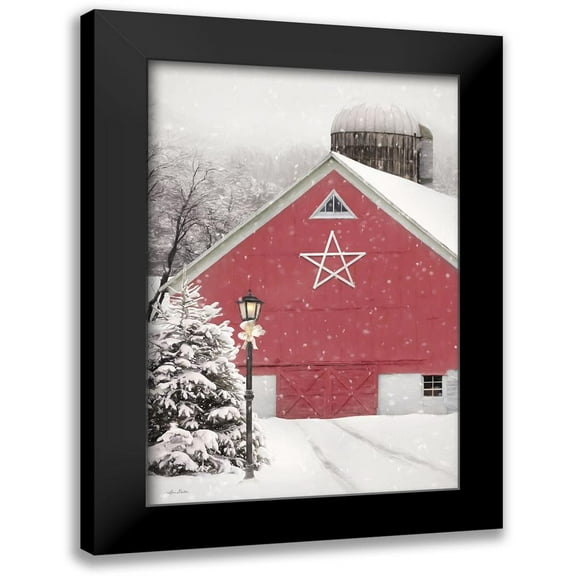 Deiter, Lori 11x14 Black Modern Framed Museum Art Print Titled - Red Star Barn