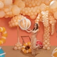 thumbnail image 2 of 12 inch Sempertex Link-O-Loon Pastel Matte Malibu Peach Latex Balloons (50 Pack) - Party Supplies Decorations, 2 of 2