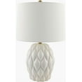 thumbnail image 2 of Livabliss Table Lamps, 22" Cagli Cottage Bedside Nightstand Table Lamp for Bedroom Living Room Office, White Body with White Shade (22"H x 14"W x 14"D), 2 of 6