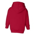 thumbnail image 3 of Toddler Full-Zip Fleece Hoodie , Red , 5 and 6 years old, 3 of 7