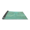 thumbnail image 2 of Ahgly Company Indoor Square Abstract Light Blue Modern Area Rugs, 6' Square, 2 of 4
