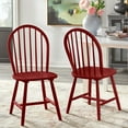 thumbnail image 4 of Simple Living  Franklin Solid Wood Spindle Dining Chair (Set of 2) Black, 4 of 5