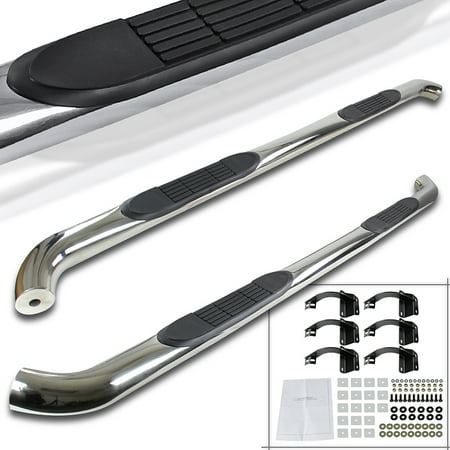 Chrome Step Rails - Spec-D Tuning For 2015-2019 Ford F150 Supercrew 3