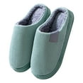 thumbnail image 2 of Cotton Couple Slippers for Women and Men | Indoor Home Warm Fuzzy Slipper Shoes | 1 Pair, 2 of 4