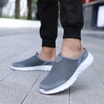 thumbnail image 2 of NOKIO Men's Mesh S𝗅ip On Mules Breathable Casual Backless Shoes with Soft Cushioning Lightweight Comfort Sandals Summer Walking Slippers for Daliy Work, 2 of 8