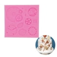 thumbnail image 4 of Gears Cake Silicone Mold, High Temperature Resistant Cogs Fondant Mold Reusable  For Rice Balls, 4 of 8