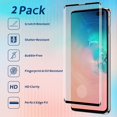 thumbnail image 2 of SINBEE [2Pack] Galaxy S10 Plus Screen Protector, Compatible Fingerprint Unlock, 3D Curved 9H Hardness Tempered Glass Screen Protector for Samsung Galaxy S10 Plus 6.4 Inch, 2 of 7