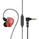 thumbnail image 2 of Auricular con cable Auriculares con cable en oreja 9D Estéreo envolvente HD de diafragma compuesto Oreja colgante con micrófono 10 mm de diámetro para jue - rojo rojo Magideal Auricular con cable, 2 of 6