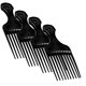 thumbnail image 1 of Peine para púas de cabello Vakly, levantamiento afro de dientes anchos, paquete de 4 peines, 5,25 pulgadas, para peinar el cabello, levantar, desenredar, agregar volumen para pelucas y barbas de cabel, 1 of 5