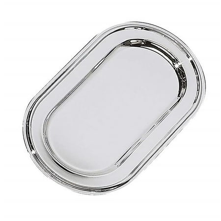 

11 x 6 in. Silver Oval Tray