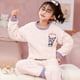 thumbnail image 4 of 2Pcs Children Pajamas Tops+Pants Kuromi Cinnamoroll Sanrios Anime Cartoon Plush Kawaii Clothes Cotton Y2K Sleepwear Homewear, 4 of 5