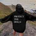 thumbnail image 5 of NinXxx Women's Casual Printed Hoodie Pullover with Pocket Streetwear Black XXL, 5 of 7