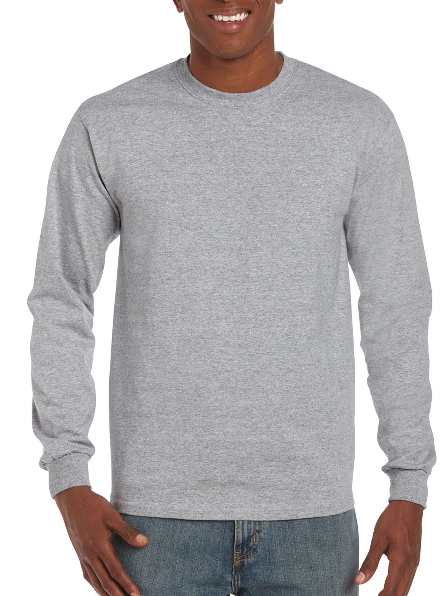 Gildan Men's Ultra Cotton Long Sleeve T-Shirt, 2-Pack photo 2