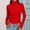 Red, variant on Holzkary Women's Long Sleeve Bodycon Turtleneck Tees Top Lace Trim Shirts Elegant Blouse Long Sleeve Shirts for Women Basic Crop Tops Teens Crew Neck Tight Clothes Workout Fall Trendy 2025 Beige L